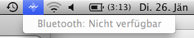Bluetooth nicht verfügbar